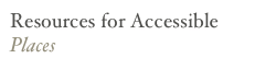 Accessibility Resources