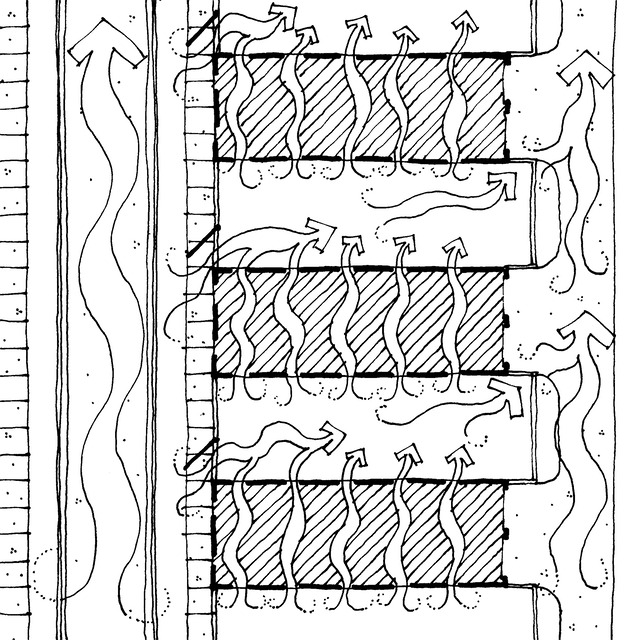 block ventilation along street