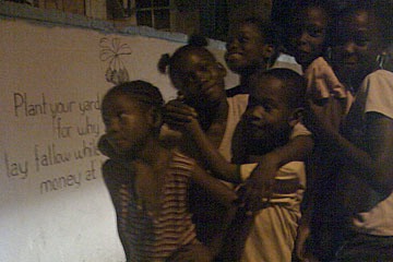 young children making a song out of an architecture code