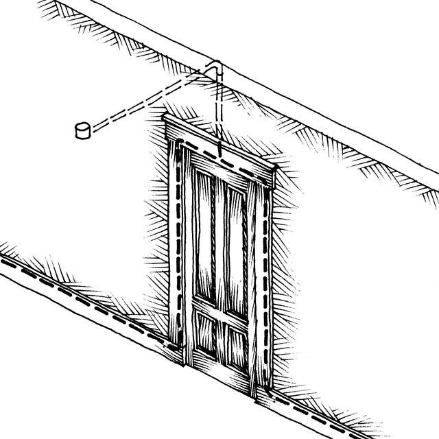 masonry electrical routing