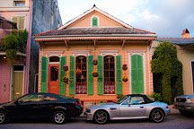 New Orleans French Quarter double shotgun